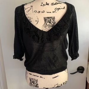 Ellie Tahari linen top. Excellent condition